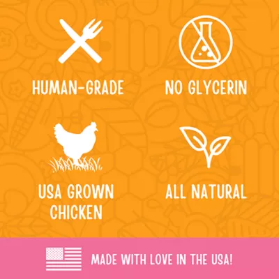 Full Moon Hip & Joint Health All Life Stages Natural Dog Treats - Chicken Jerky 12 oz - Image 5
