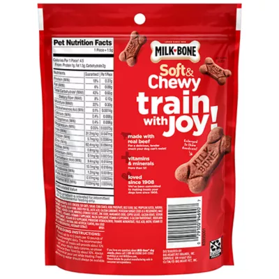 Product Milkbone All Life Stages Soft & Chewy Beef Training Dog Treats - 4.5 oz