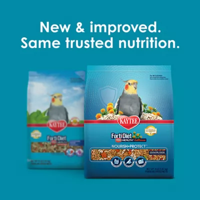 Kaytee Forti-Diet Pro Health Nourish+Protect Cockatiel Food - Image 2