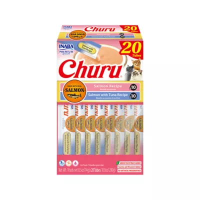 Inaba Churu Purees Lickable Cat Treats - Variety Pack, 20 Ct - Image 1