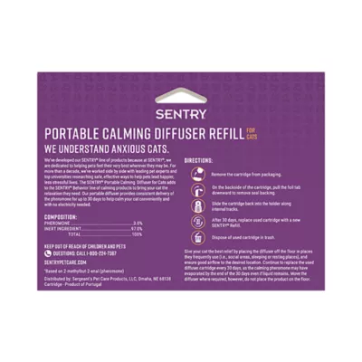Product SENTRY® Portable Calming Diffuser Refill for Cats, 2 Count