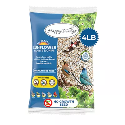 Happy Wings Sunflower Hearts & Chips Wild Bird Food - Image 1