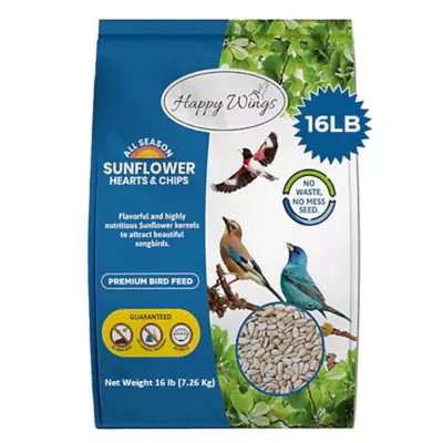 Happy Wings Sunflower Hearts & Chips Wild Bird Food - Image 1