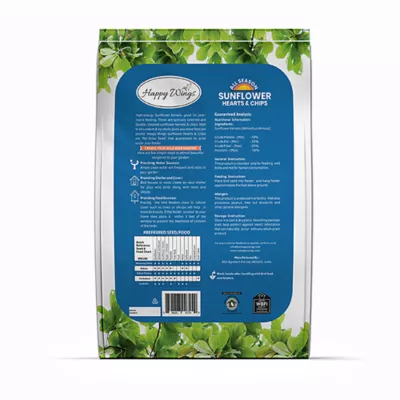 Happy Wings Sunflower Hearts & Chips Wild Bird Food - Image 2