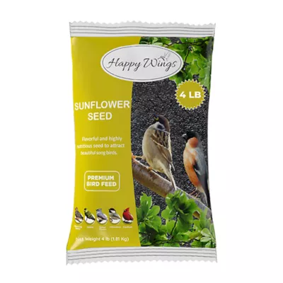 Happy Wings Black Oil Sunflower Seed - Image 1
