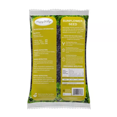 Happy Wings Black Oil Sunflower Seed - Image 2