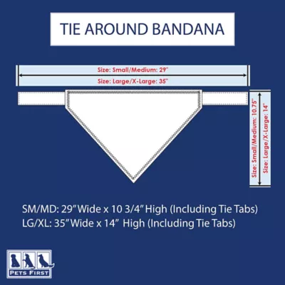 Pets First Florida Tie Bandana - Image 4