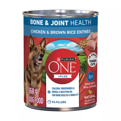 Purina ONE +Plus Bone & Joint Health Chicken & Brown Rice Entrée, Wet Dog Food - Image 1