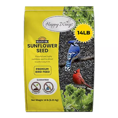 Happy Wings Black Oil Sunflower Seed - Image 1