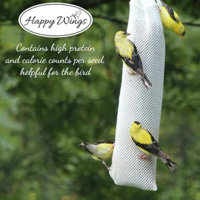 Product Happy Wings Refillable Nyjer Sock Wild Bird Feeder