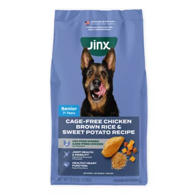 Jinx Senior Dry Dog Food - Cage-Free Chicken, Brown Rice & Sweet Potato - Image 1
