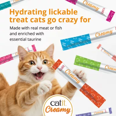 Catit Creamy Lickable Cat Treat - Image 3