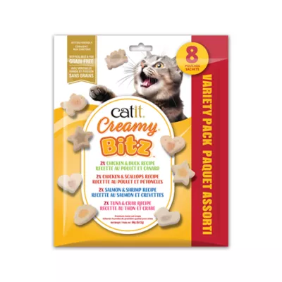 Catit Creamy Bitz Cat Treat Multipack, 8pk - Image 1