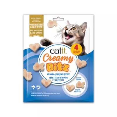 Catit Creamy Bitz Cat Treat 4pk - Image 1