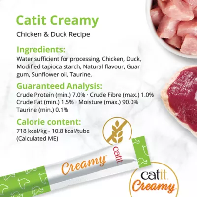 Catit Creamy Lickable Cat Treat 5pk - Image 2