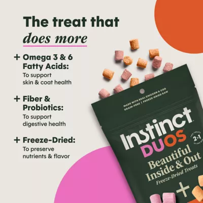 Instinct Duos Beautiful Inside & Out Freeze Fried Dog Treats - Image 4