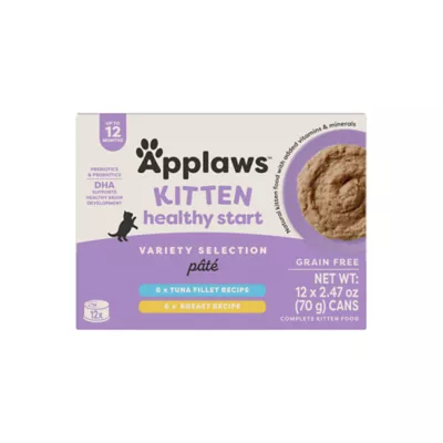 Applaws Kitten Healthy Start Cat Wet Food - Grain Free, Pate, 12 Count, Variety Pack - Image 1