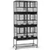 Prevue Pet Products Hamilton Deluxe 3-Stack Divided Breeder Cage with Stand image thumbnail 3
