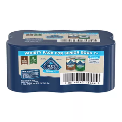 Blue Buffalo Homestyle Recipe Senior 7+ Wet Dog Food - Variety Pack, 6 ct - Image 1