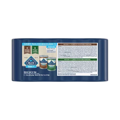 Blue Buffalo Homestyle Recipe Senior 7+ Wet Dog Food - Variety Pack, 6 ct - Image 2