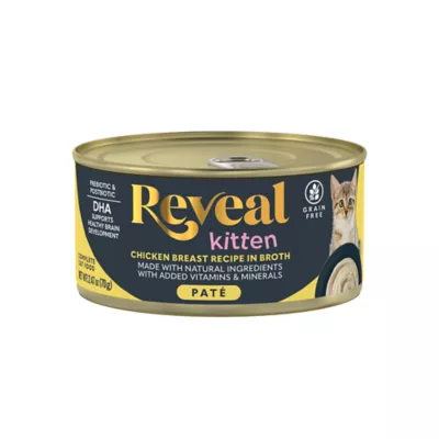 Reveal Kitten Wet Cat Food In Broth - Pate, Grain Free, 2.47 OZ - Image 1