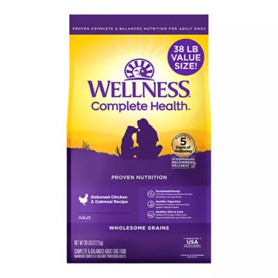 Wellness Complete Health Adult Dry Dog Food - Chicken & Oatmeal - Image 1