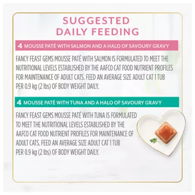 Fancy Feast Gems Mousse Paté Salmon & Tuna Collection Variety Pack, Wet Cat Food, 57 g x 16 - Image 9