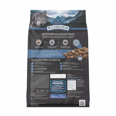 Blue Buffalo Wilderness Premier Blend Adult Dry Dog Food - Chicken with Meaty Cuts - Image 2