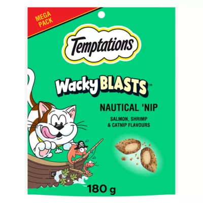 Temptations Wacky Blasts Adult Cat Treats Nautical 'Nip Flavour - Image 1