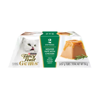 Fancy Feast Gems Mousse Paté Wet Cat Food, 57 g x 2 - Image 1