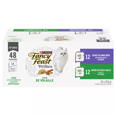 Fancy Feast Petites Poultry Favourites 24C Variety Pack, Wet Cat Food, 79.4 g x 24 - Image 5