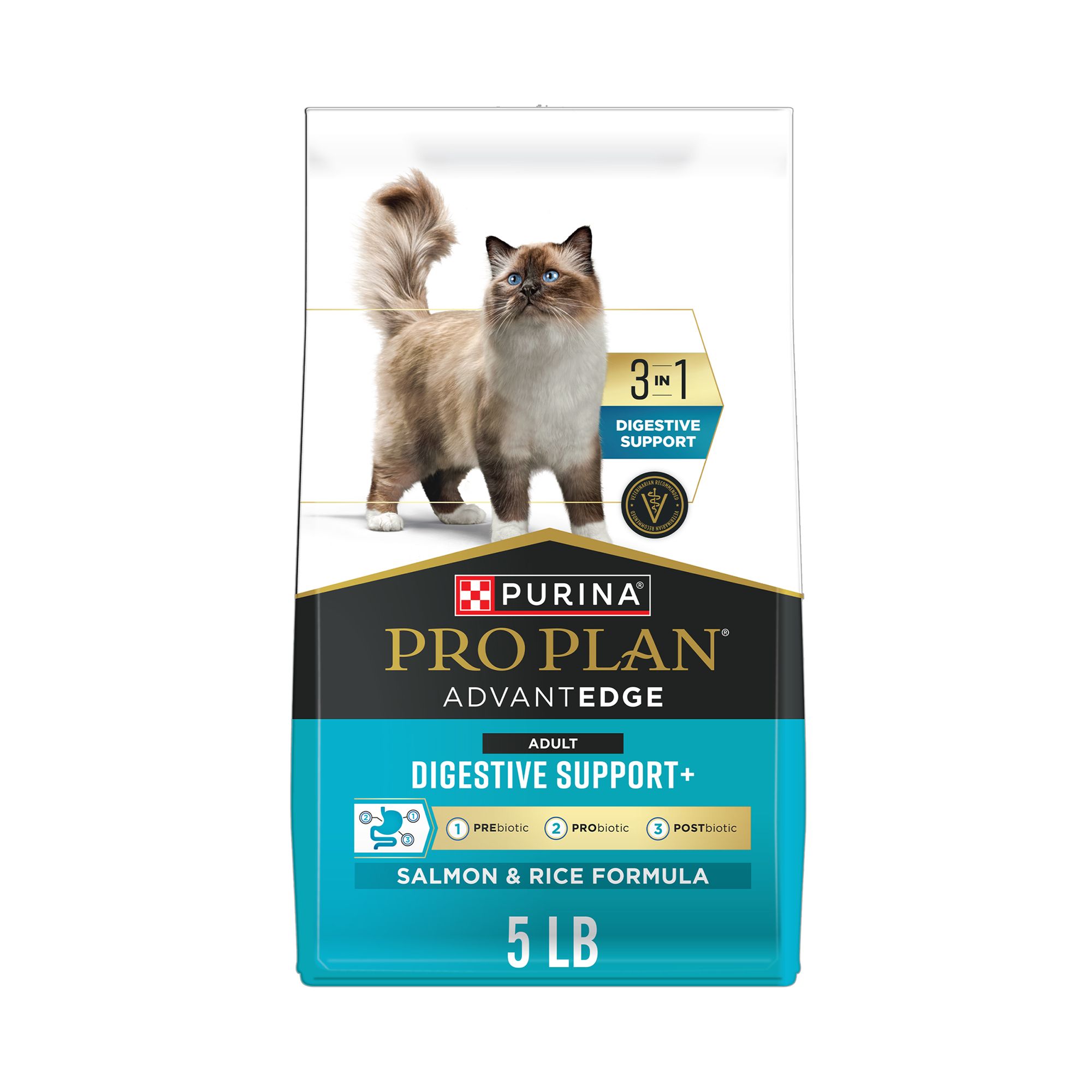 Purina Pro Plan AdvantEdge Digestive Support Adult Dry Cat Food - Salmon & Rice Formula