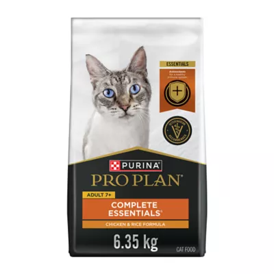 Purina Pro Plan Complete Essentials Senior Chicken & Rice Formula Dry Cat Food - Image 1