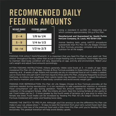 Purina Pro Plan Specialized All Life Stages Chicken & Rice Formula Dry Cat Food - Image 8