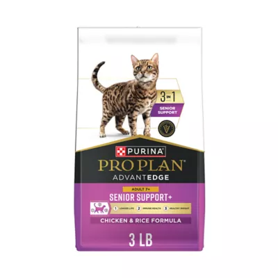 Purina Pro Plan AdvantEdge Senior Support + Dry Cat Food - Chicken & Rice Formula - Image 1