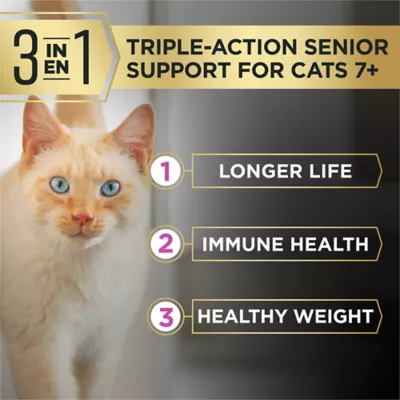 Purina Pro Plan AdvantEdge Senior Support + Dry Cat Food - Chicken & Rice Formula - Image 2