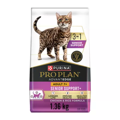 Purina Pro Plan AdvantEdge Senior Support + Dry Cat Food - Chicken & Rice Formula - Image 1