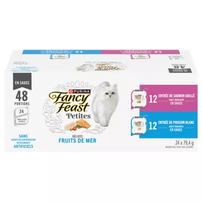 Fancy Feast Petites Seafood Favourites 24C Variety Pack, Wet Cat Food, 79.4 g x 24 - Image 5