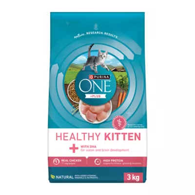 Purina ONE +Plus Kitten Chicken Dry Cat Food - Image 1