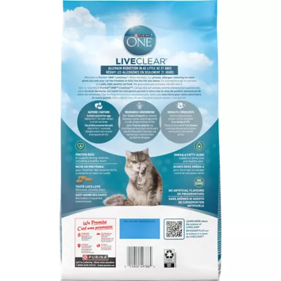 Purina ONE LiveClear Allergen-Reducing Formula With Real Chicken, Dry Cat Food, 1.36 kg - Image 10