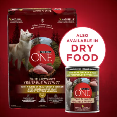 Purina ONE True Instinct Classic Ground Chicken & Duck, Wet Dog Food - Image 5