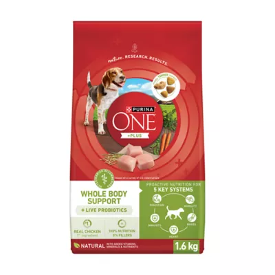 Purina ONE +Plus Whole Body Support with Real Chicken, Dry Dog Food - Image 1