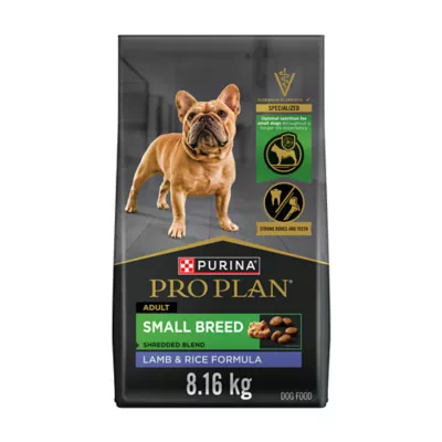 Purina Pro Plan Specialized Small Breed Shredded Blend Lamb & Rice Formula, Dry Dog Food - Image 1