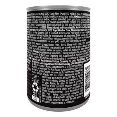 Purina Pro Plan Specialized Sensitive Skin & Stomach Turkey & Oat Meal Entrée in Gravy, Wet Dog Food - Image 9