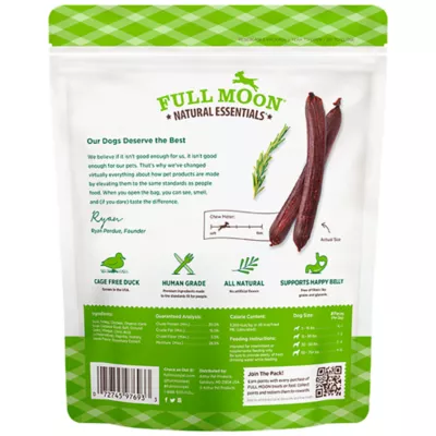 Full Moon All Life Stages Meaty Dog Treats - Savory Duck Sticks 14 oz - Image 2