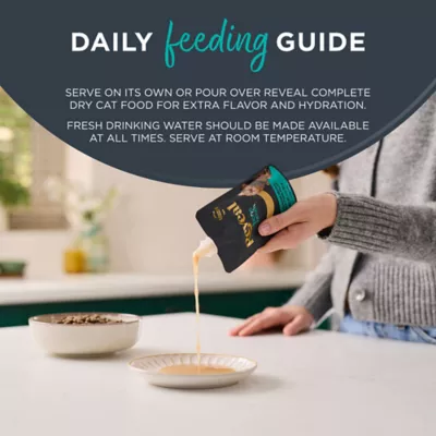 Reveal Bone Broth Cat Food Topper - Limited Ingredient, Grain Free, 3 OZ - Image 4