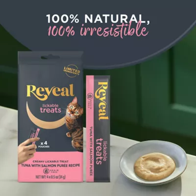Reveal Cat Lickable Treats - Variety Pack, 20 Count - Image 2
