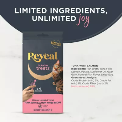 Reveal Cat - Lickable Treats, 4 CT, 2 OZ - Image 3
