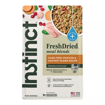 Instinct FreshDried Meal Blends Adult Freeze-Dried Dog Food - Chicken & Harvest Blend - Image 1