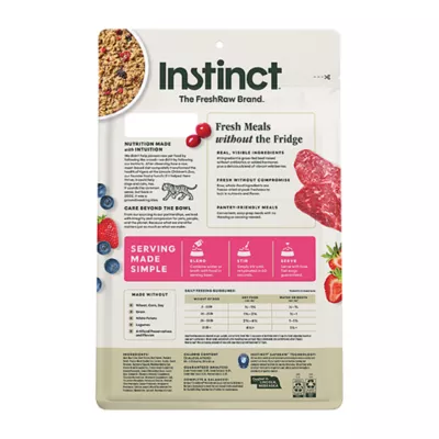 Instinct FreshDried Meal Blends Adult Freeze-Dried Dog Food - Beef & Wild Berry - Image 8